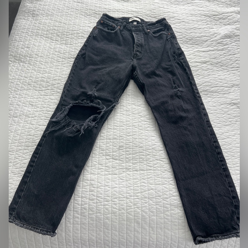 Abercrombie curve love “the dad high rise” jeans